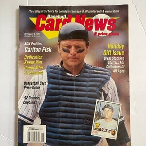 1991 Baseball Card News Magazine - Carlton Fisk
